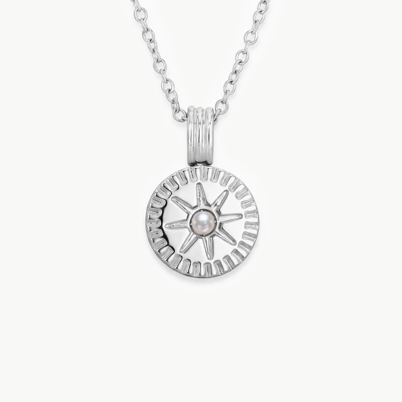 June Natural Birthstone Pendant Necklace