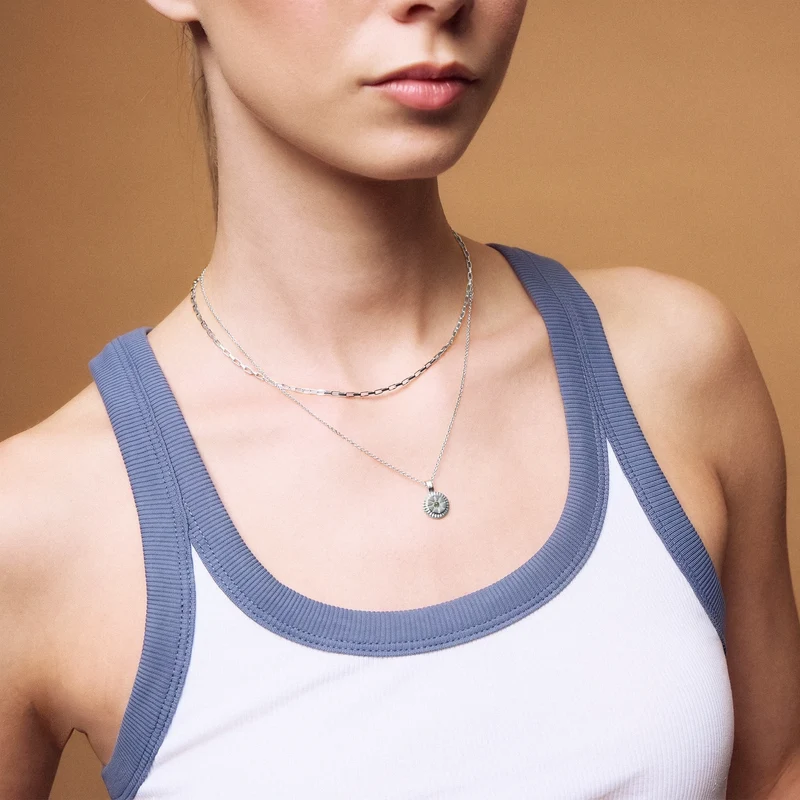 May Natural Birthstone Pendant Necklace