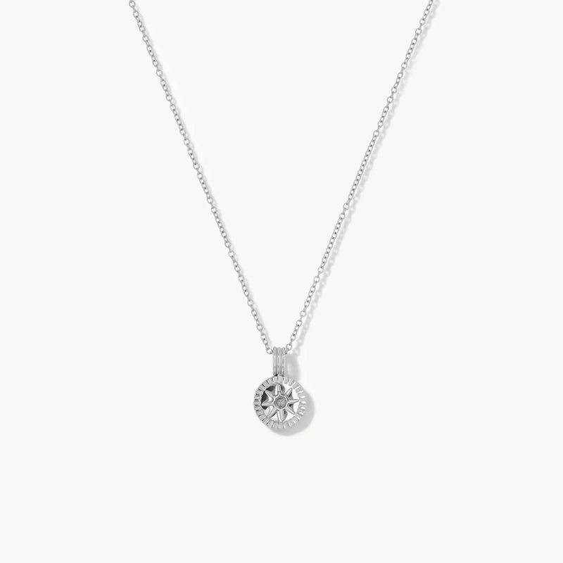 April Natural Birthstone Pendant Necklace