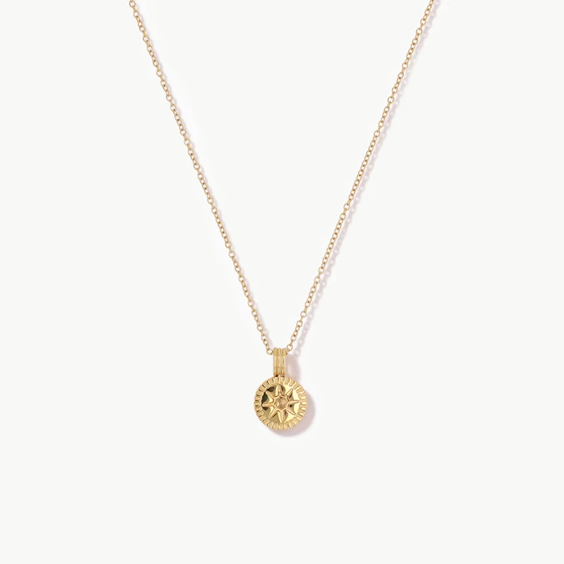 April Natural Birthstone Pendant Necklace