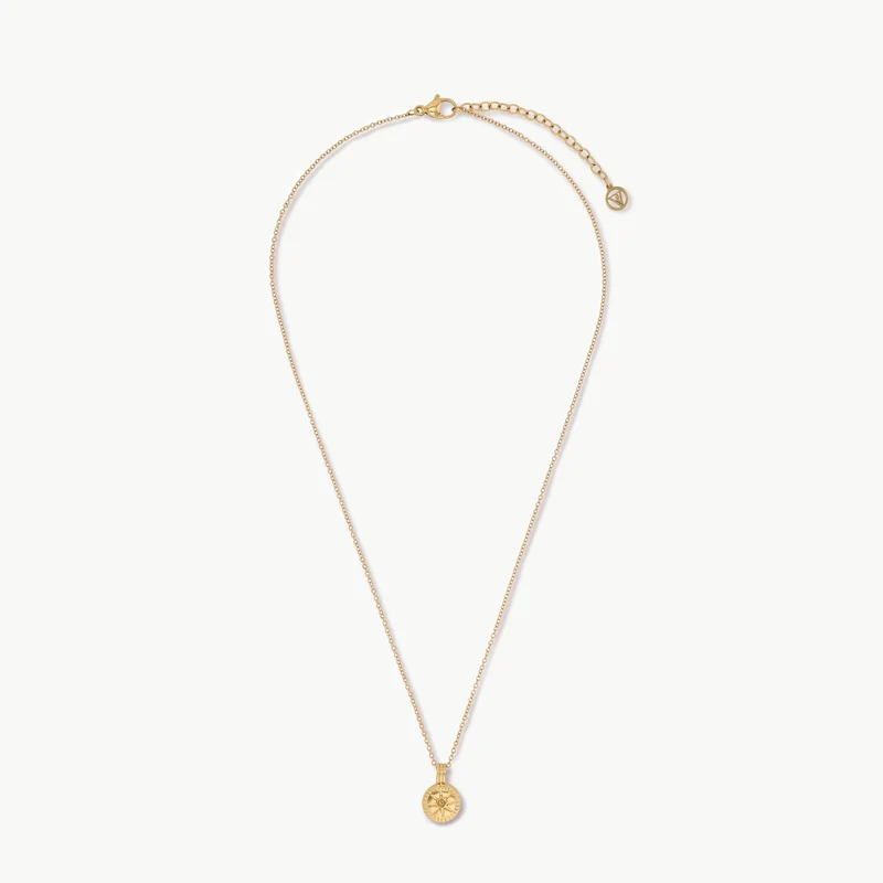 April Natural Birthstone Pendant Necklace
