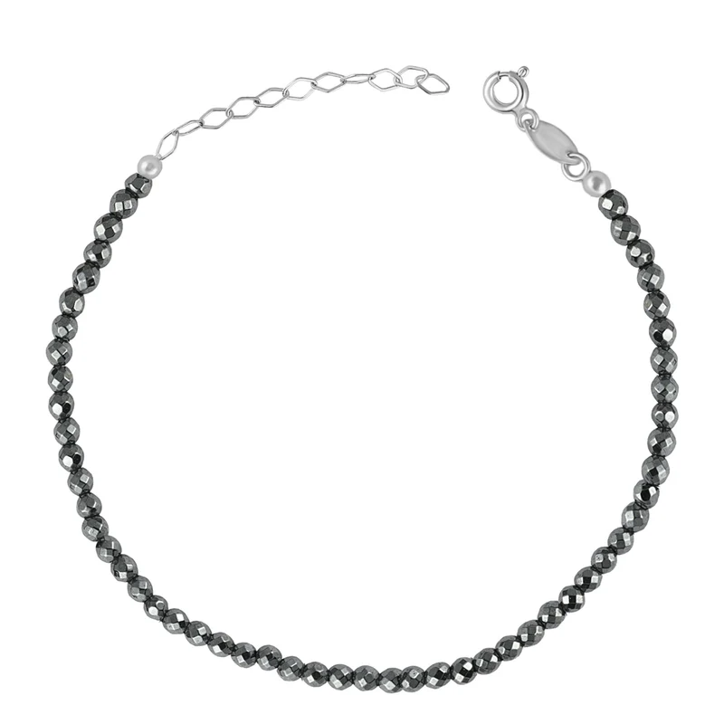 Hematite Eclipse Fusskette