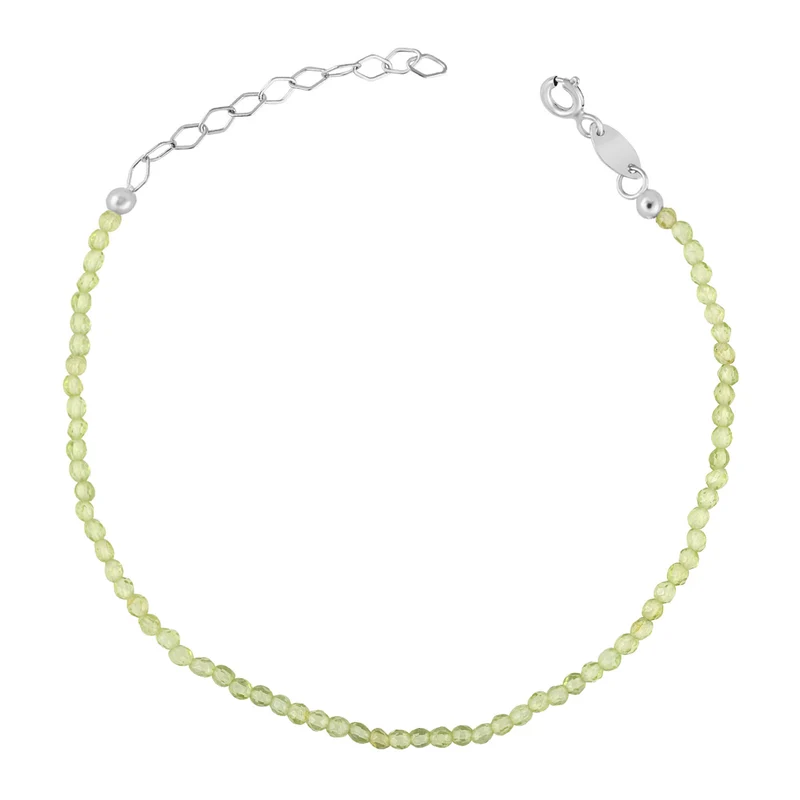 Lime Peridot Fusskette