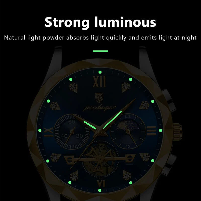 Montre Homme Acier, Chronographe