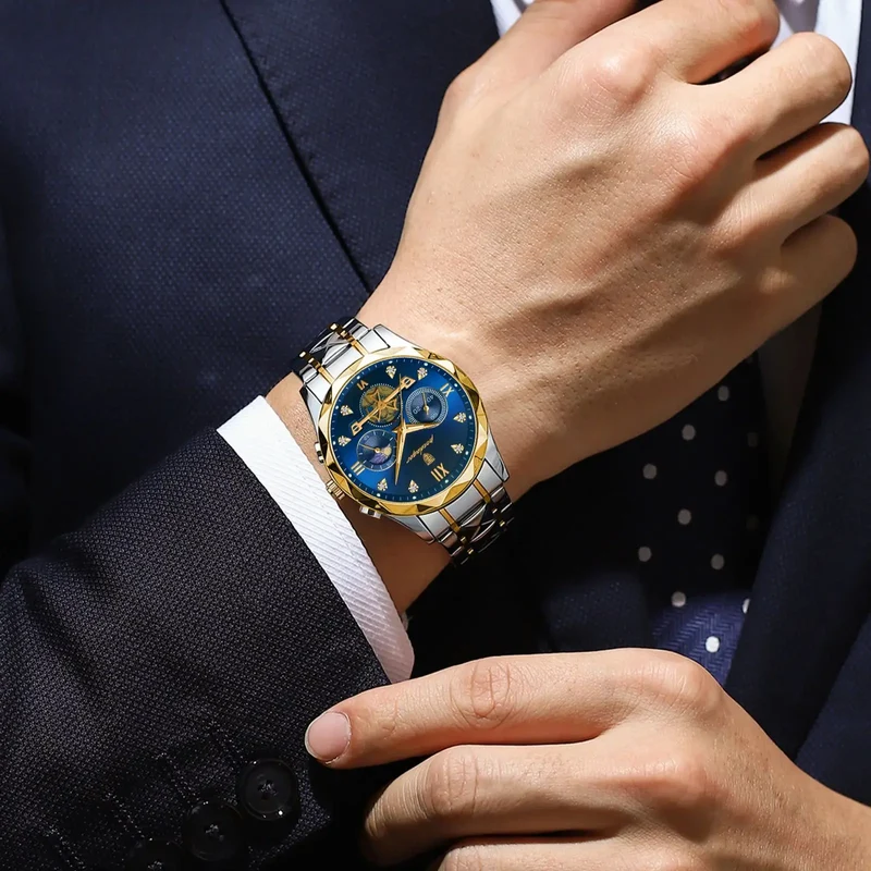 Montre Homme Acier, Chronographe