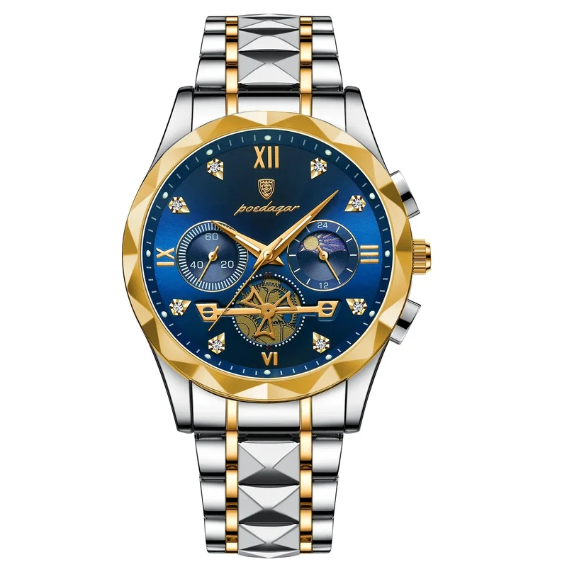 Montre Homme Acier, Chronographe