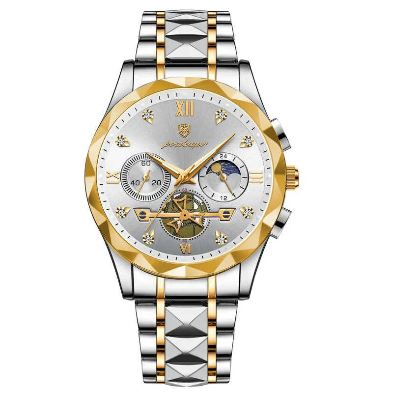 Montre Homme Acier, Chronographe