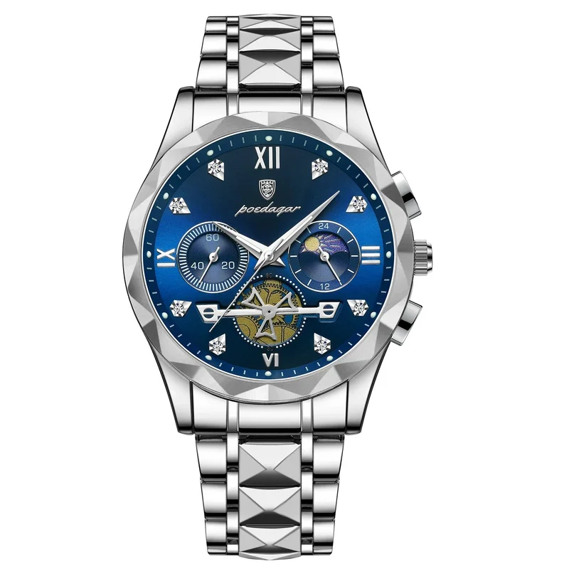 Montre Homme Acier, Chronographe