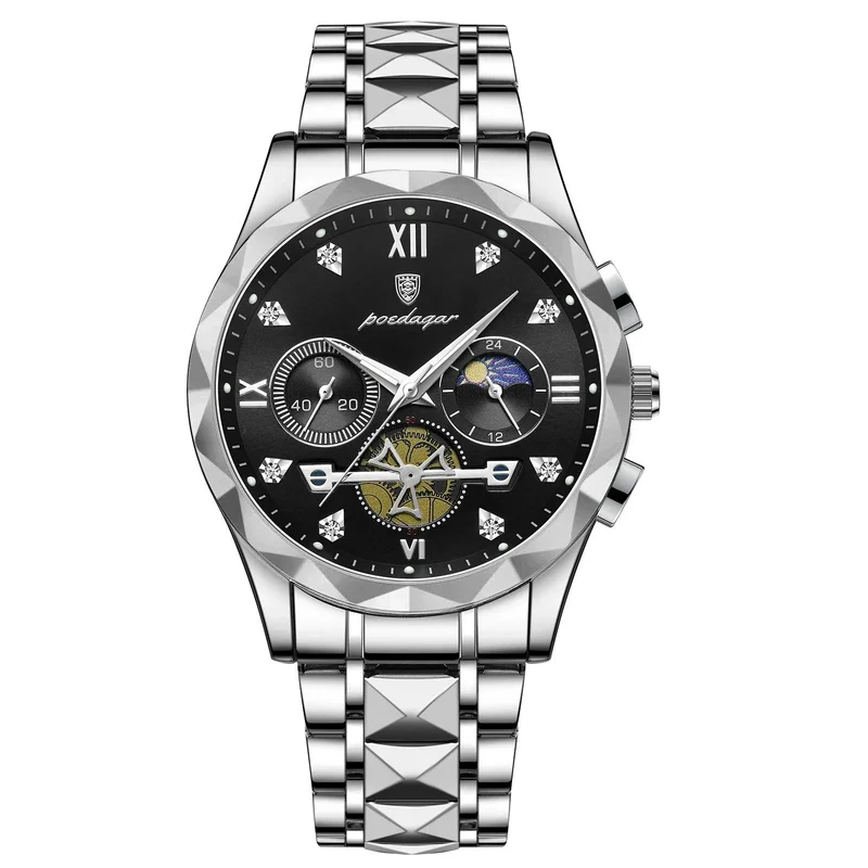Montre Homme Acier, Chronographe