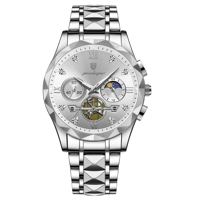 Montre Homme Acier, Chronographe
