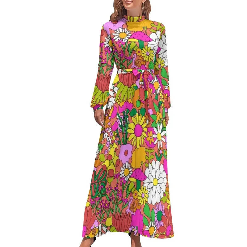 Robe Maxi Vintage Années 80