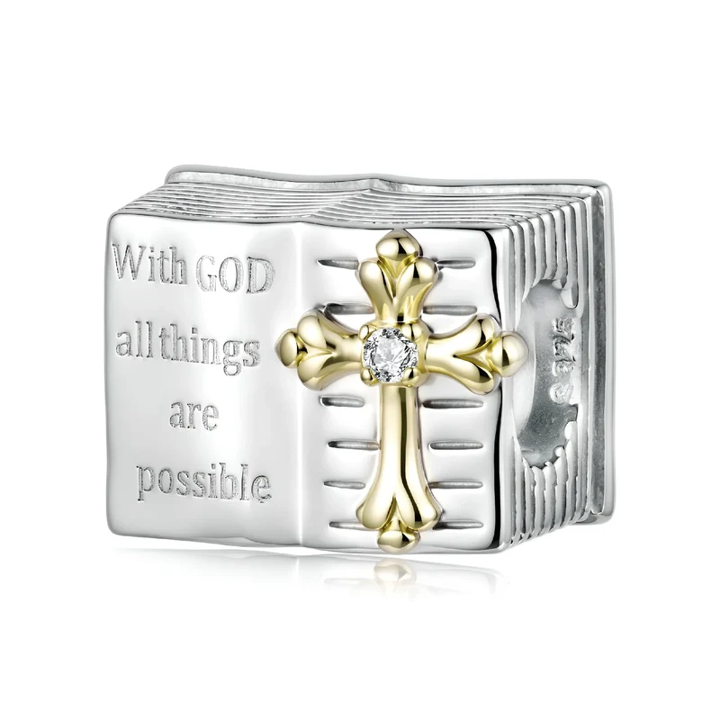 Bible & Cross Charm | GP CZ