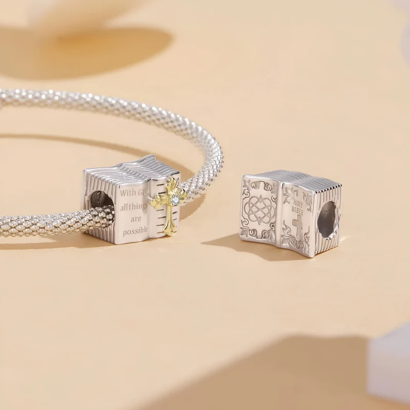 Bible & Cross Charm | GP CZ