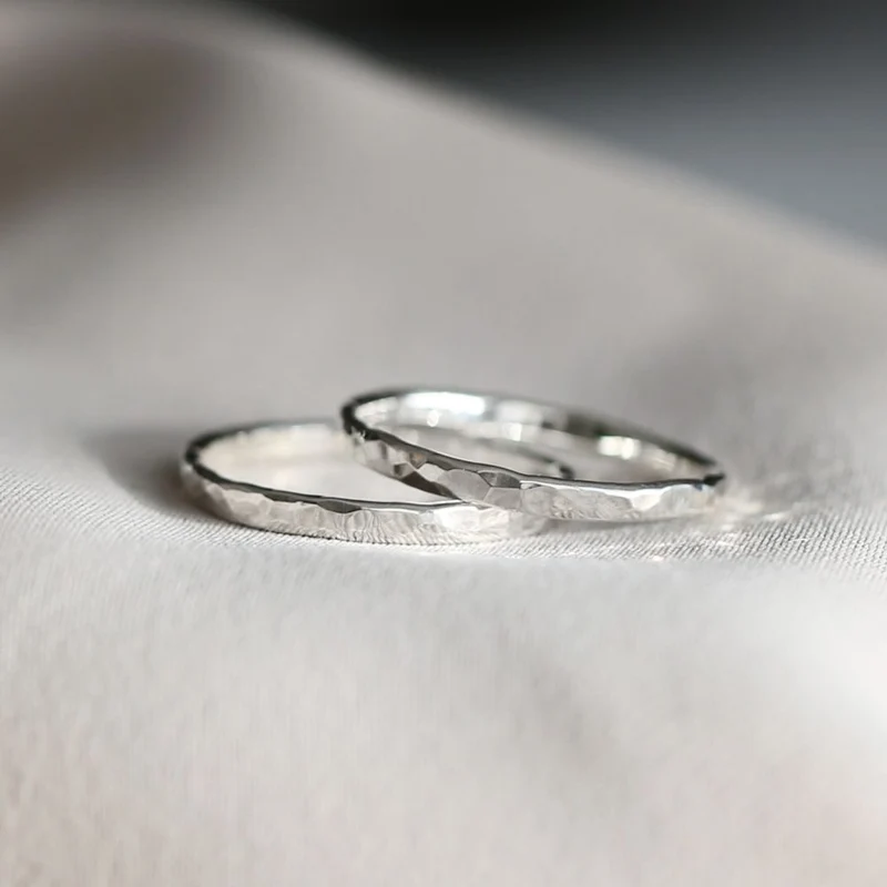 Layer Silberring 925 Silber mit Gravur