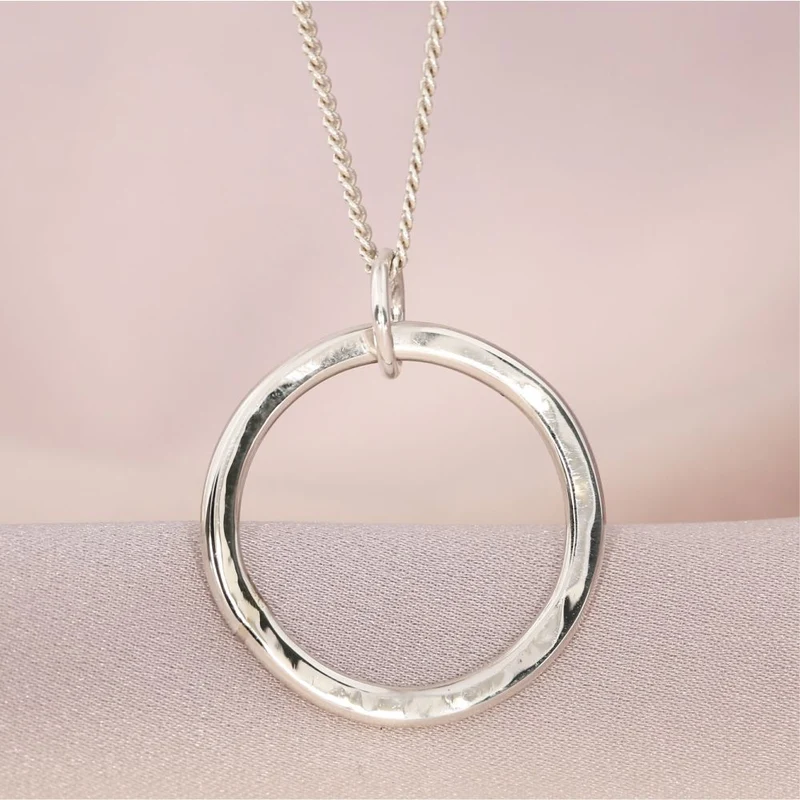 Namenskette 925 Silber Ring mit Öse 2,3cm