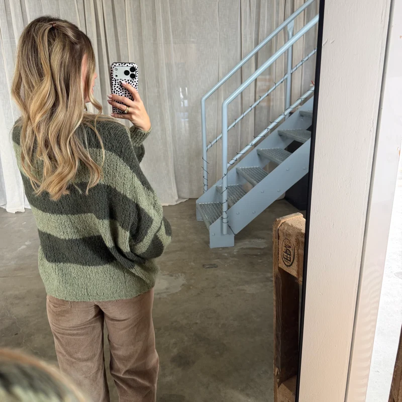 Strickjacke Bella - Double Green
