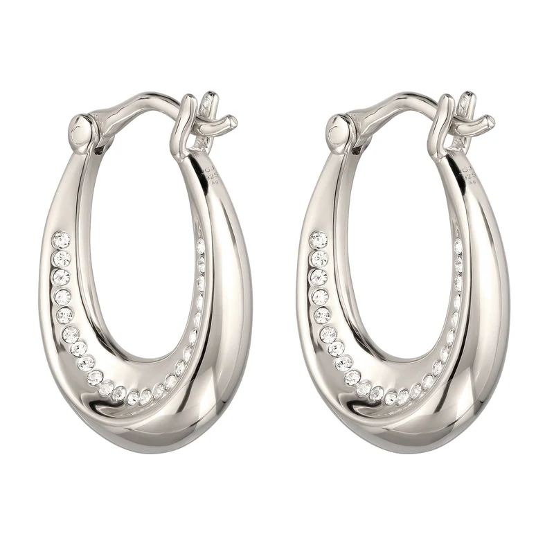 Creolen mit Swarovski® Kristallen