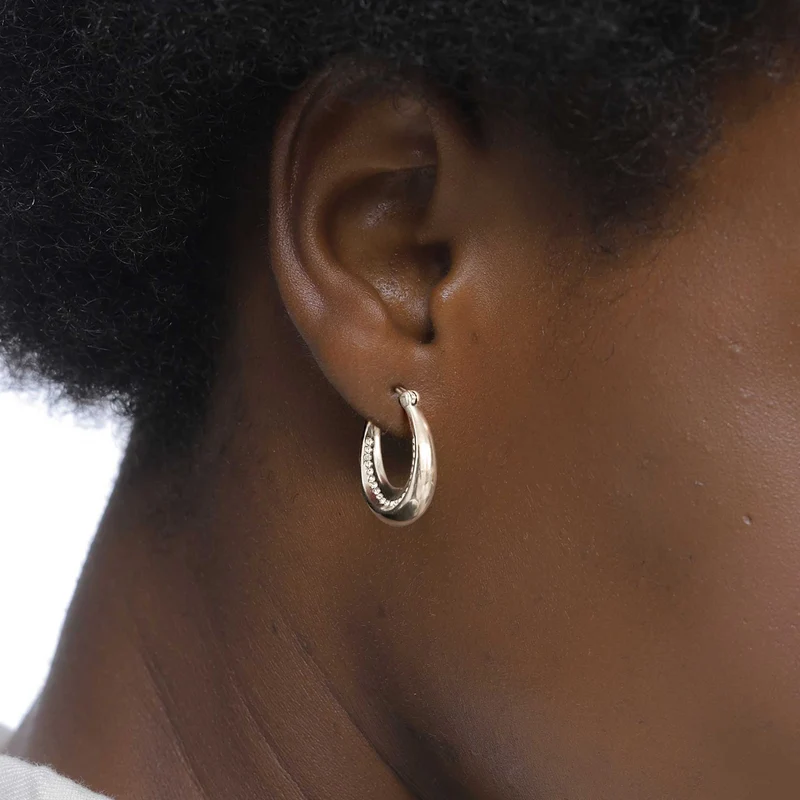 Creolen mit Swarovski® Kristallen