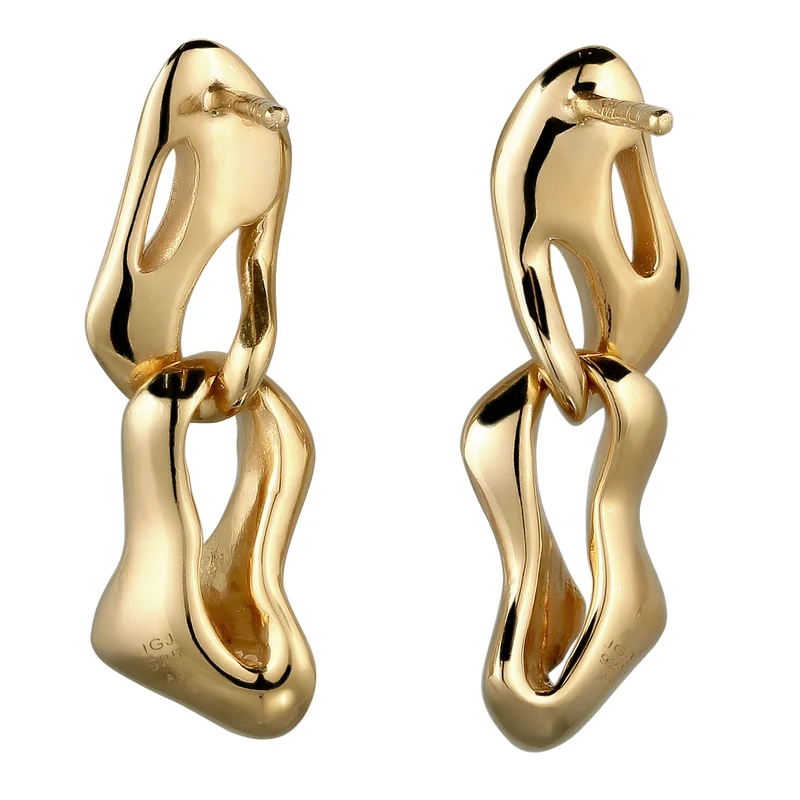 Ohrstecker Melted Shape