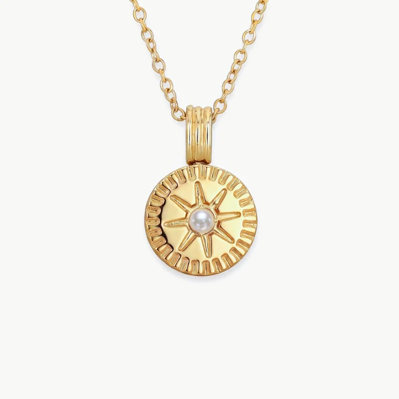 June Natural Birthstone Pendant Necklace