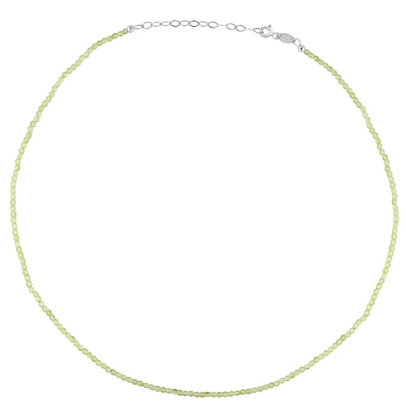 Lime Peridot Halskette