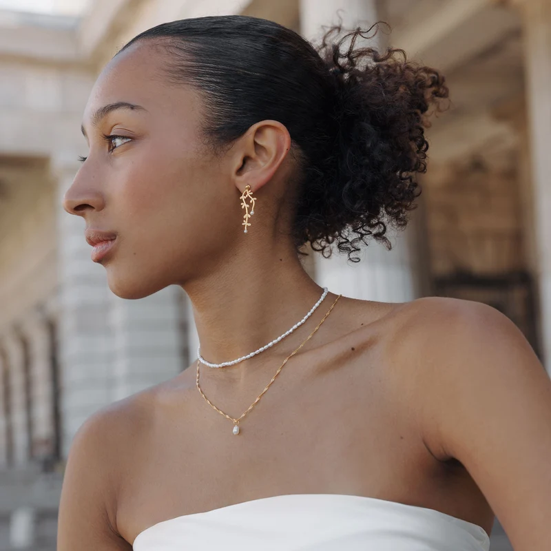 Pearl Mistle Ohrstecker