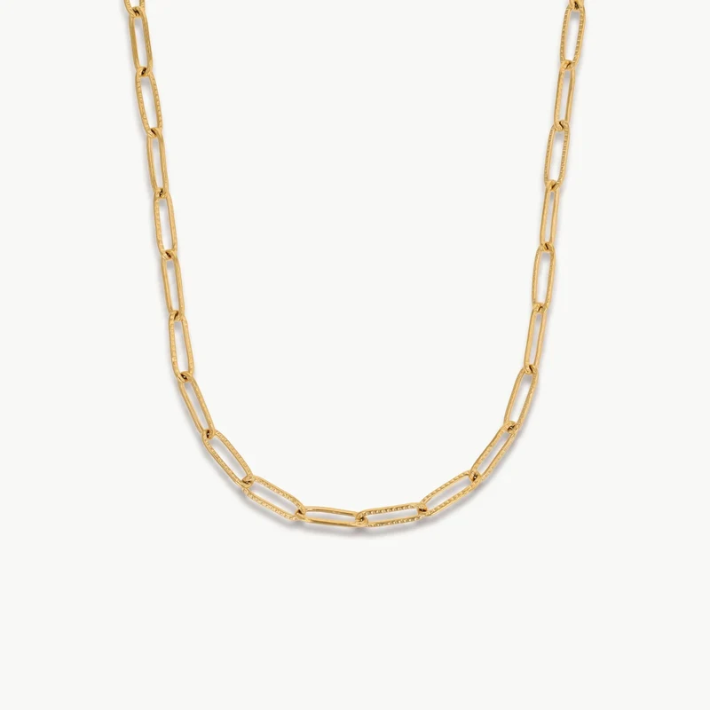Facet Link Necklace