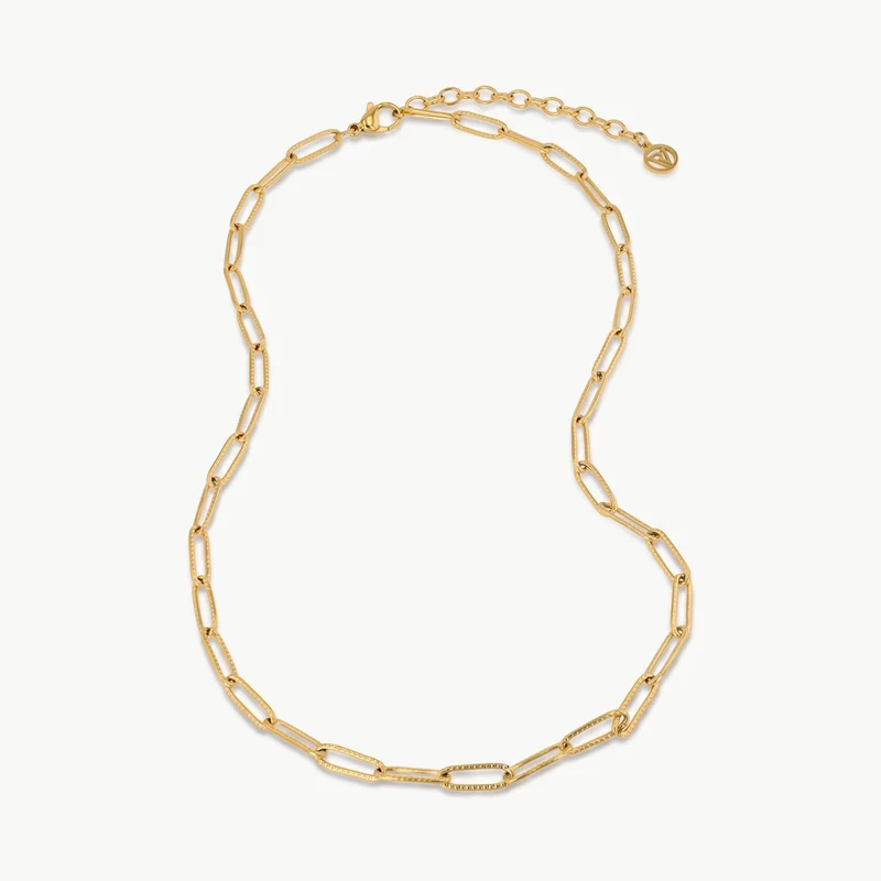 Facet Link Necklace