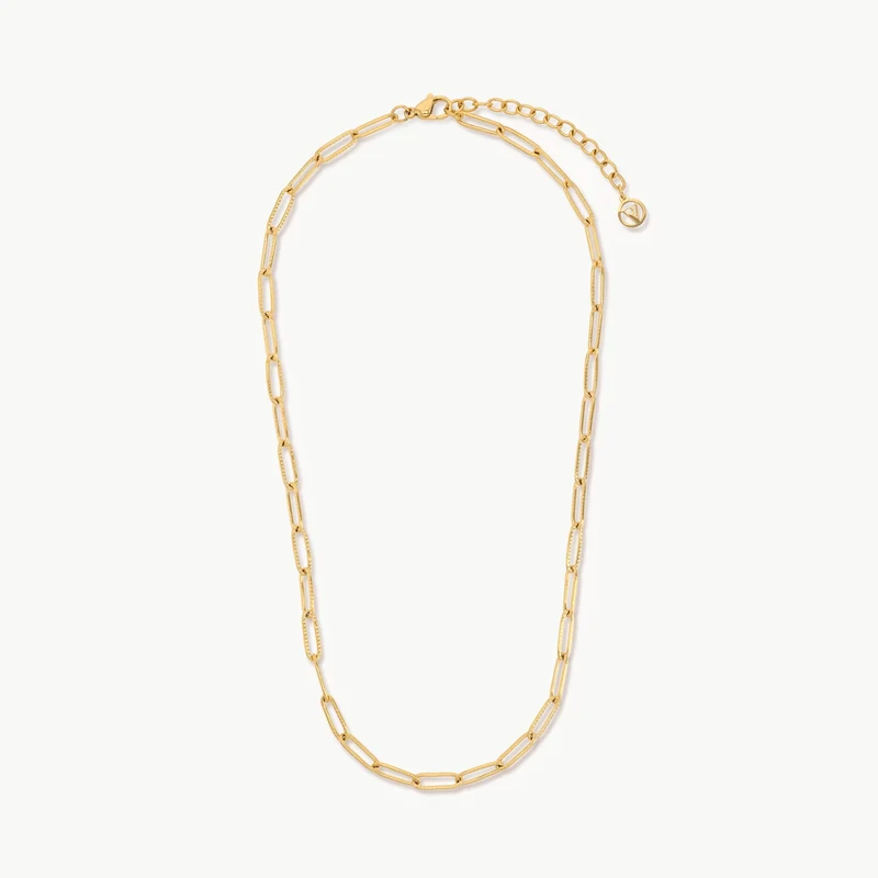 Facet Link Necklace
