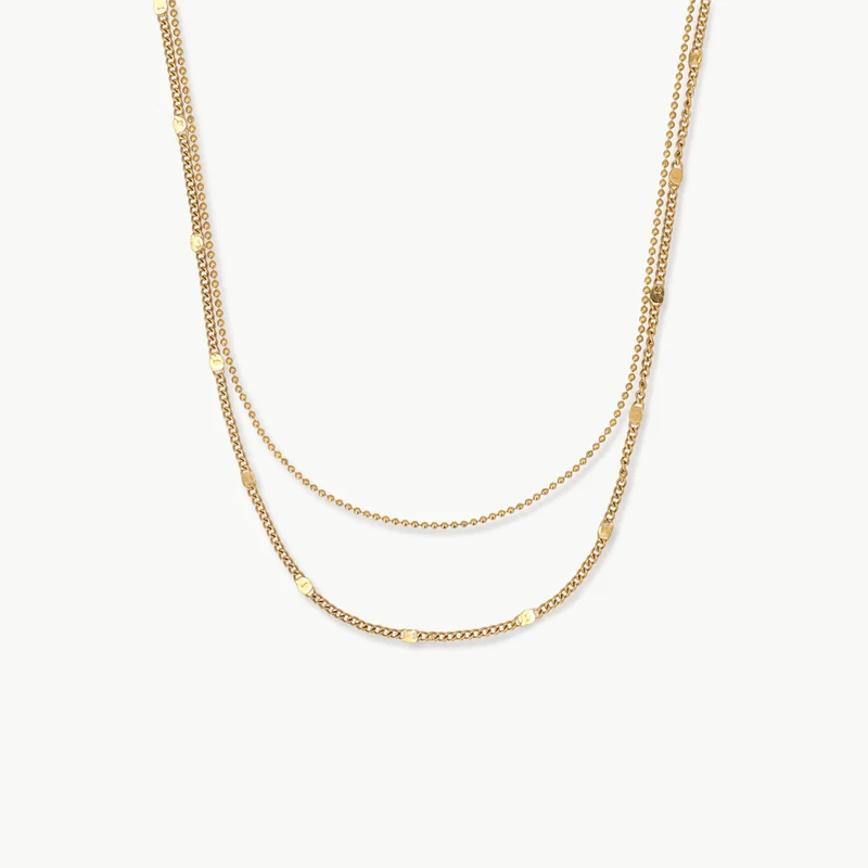 Soft Double Layered Necklace