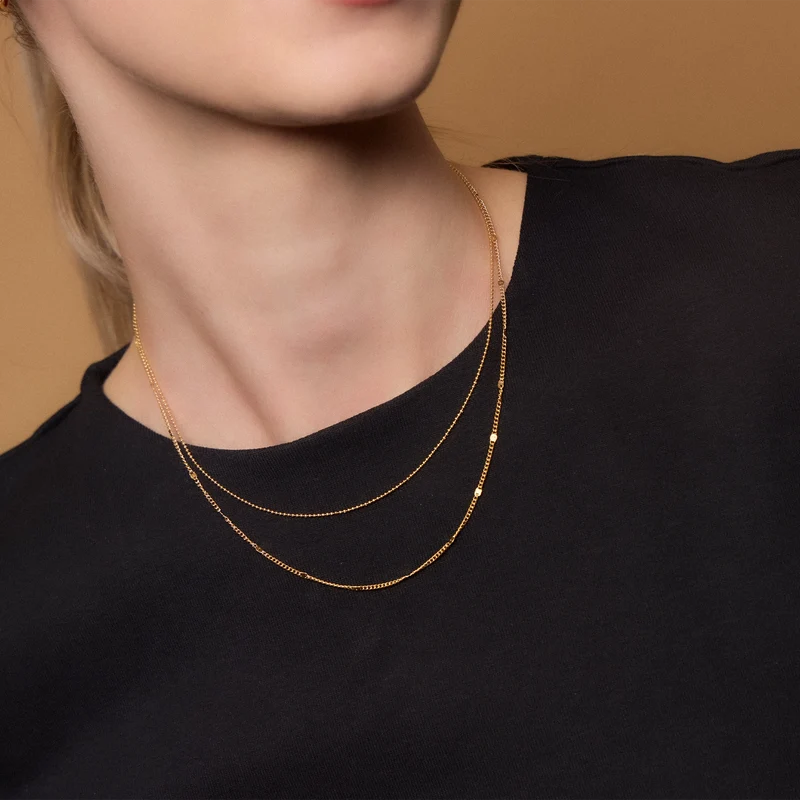 Soft Double Layered Necklace