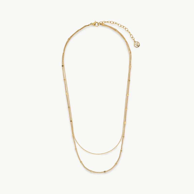 Soft Double Layered Necklace