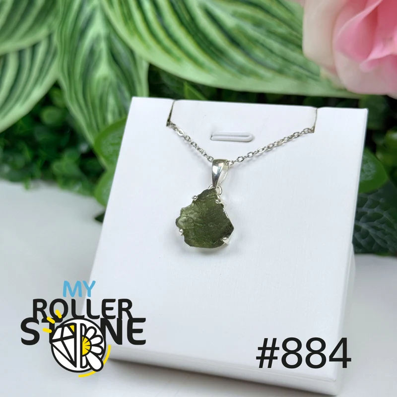Moldavit-Silberanhänger #P884