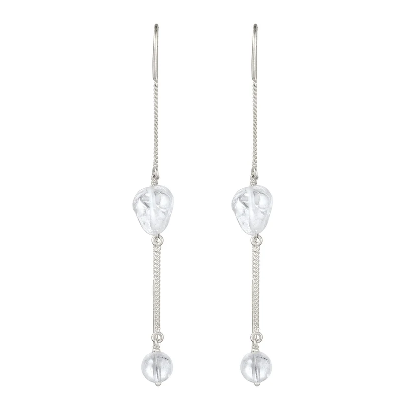 Ohrhänger | Rock Crystal Transparent