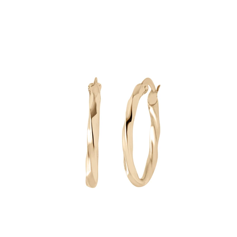 Makarna Hoops - 14 K Massivgold