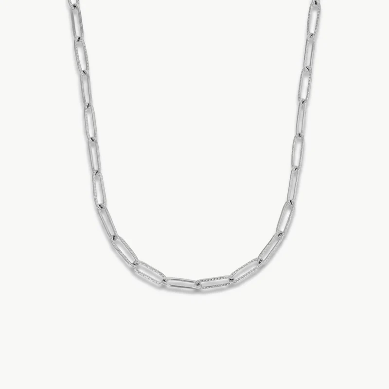 Facet Link Necklace