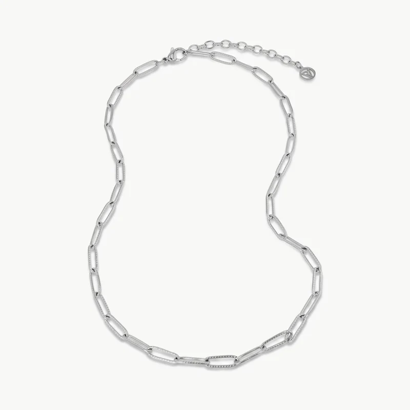 Facet Link Necklace