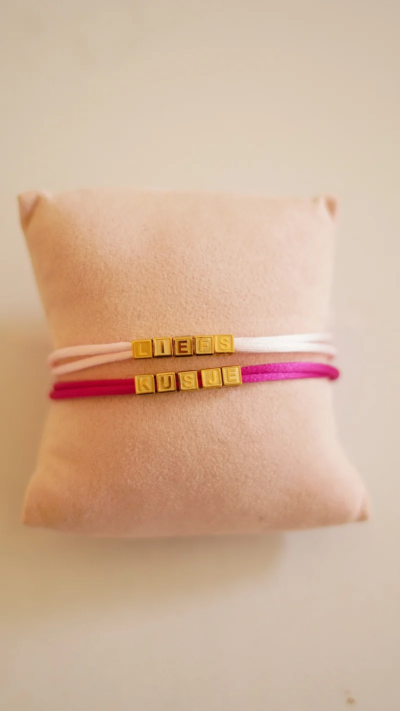 Cadeauset Liefs — MAMALOVES X HBN - Goudkleurig staal