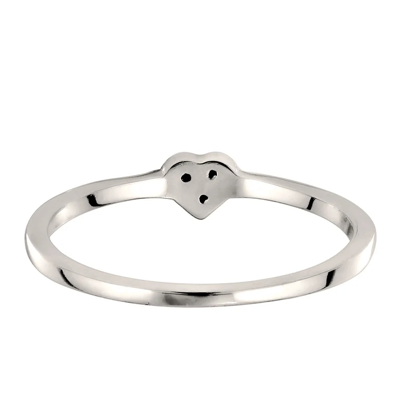 Ring Herz | Synthetischer Rubin (Pink)