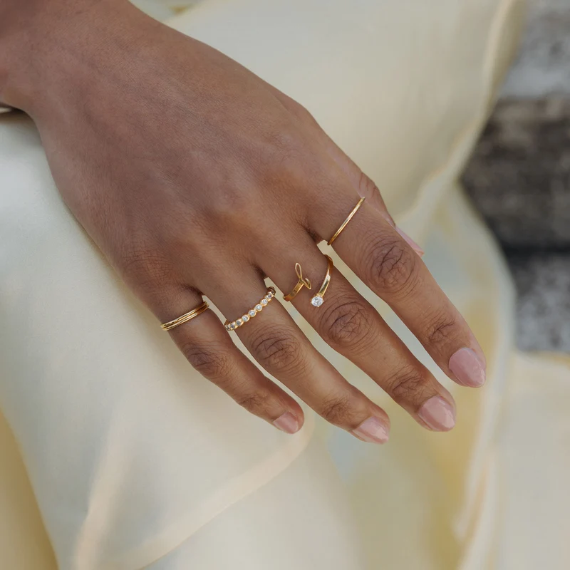 Initial Band Ring