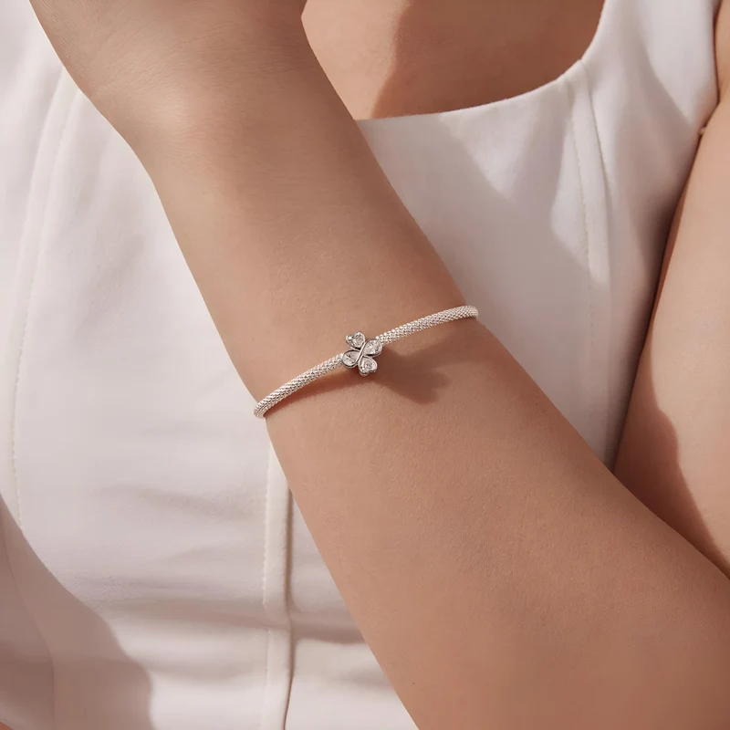 Infinite Four Leaf Clover | CZ