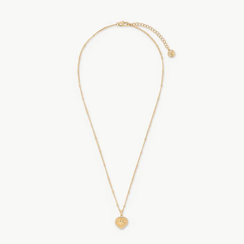 Wild at Heart Engravable Necklace Gold