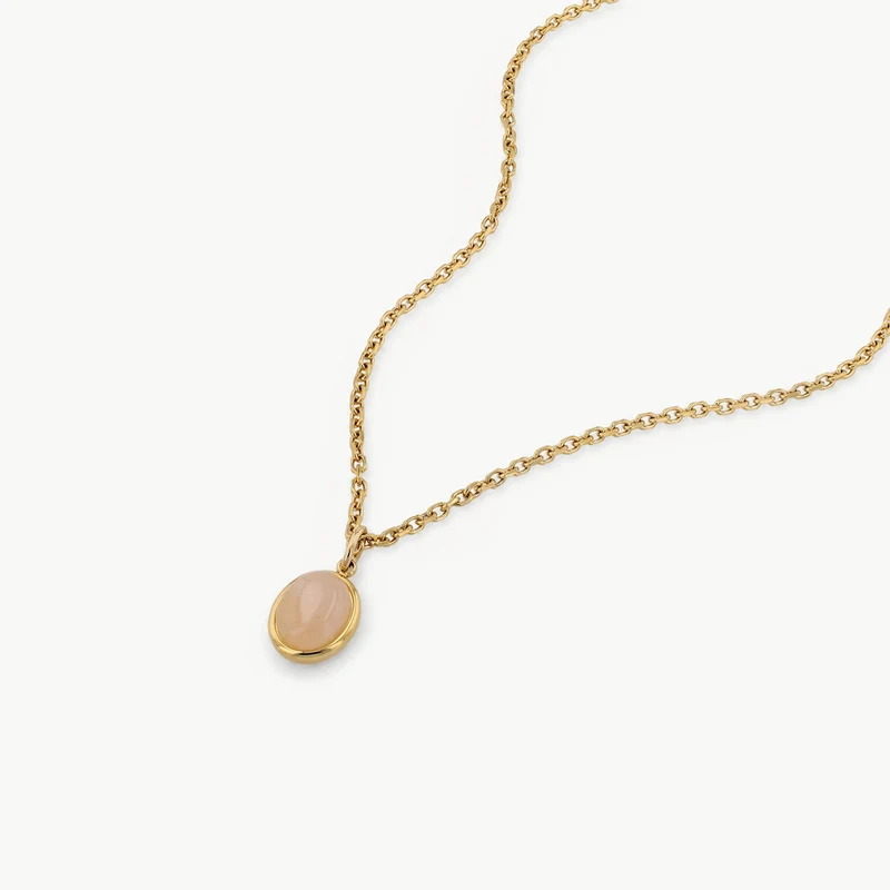 Jade Engravable Pendant Necklace