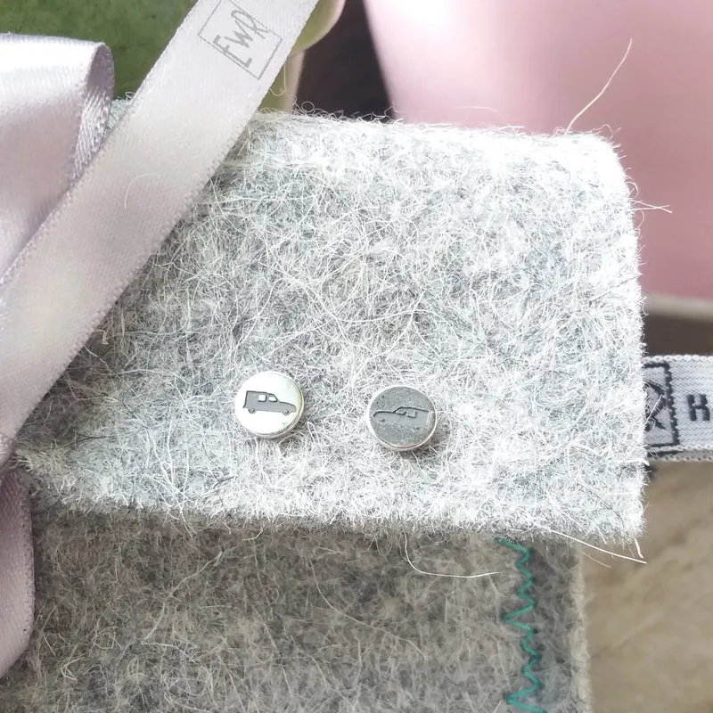 Car silhouette earstuds