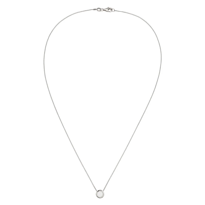 Halskette Rock Crystal | Transparent Kreis