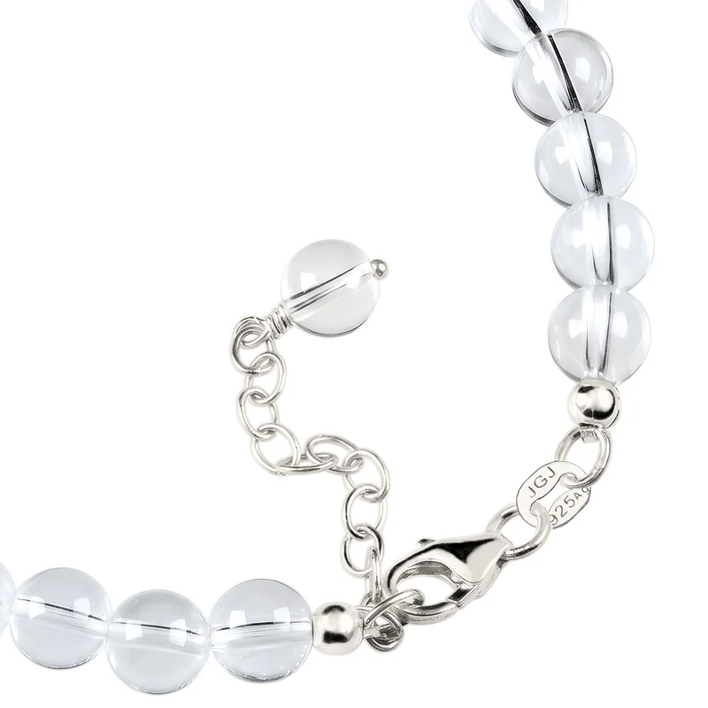 Armband mit Perlen | Rock Crystal (Transparent)