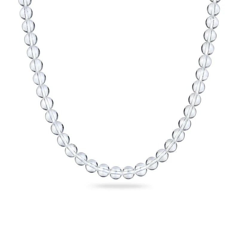 Halskette Kreis | Rock Crystal Transparent