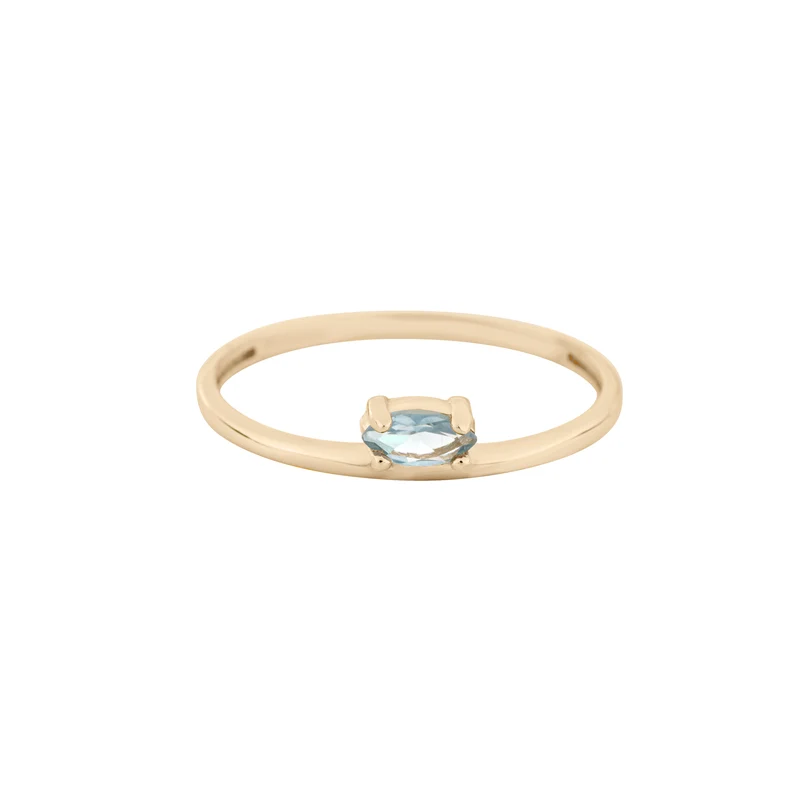 Iara Ring - 14 K Massivgold