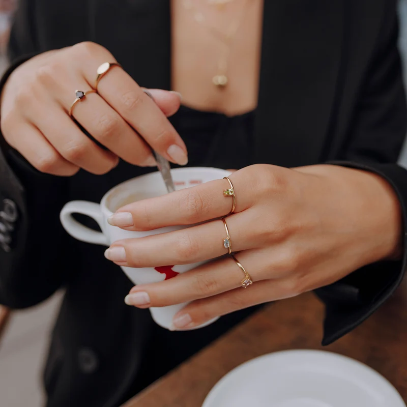 Miora Ring - 14 K Massivgold