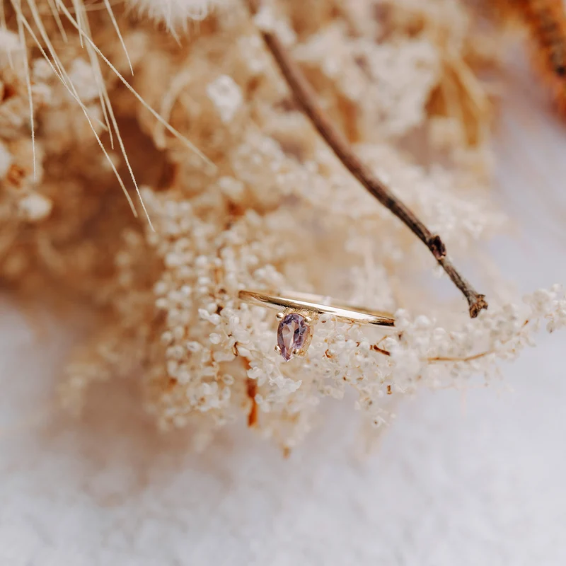 Ava Ring - 14 K Massivgold